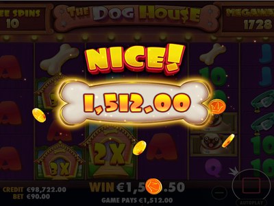 Игровой аппарат The Dog House Megaways студии Pragmatic Play